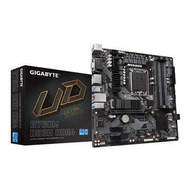 GigaByte B760M DS3H Intel B760 LGA 1700 DDR4 Wi-Fi Micro ATX Motherboard